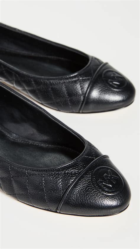 michael kors black velvet flats|michael kors flats.